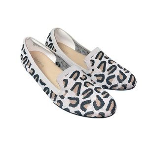 Torrid Leopard Stretch Knit Loafers Size 11 WW